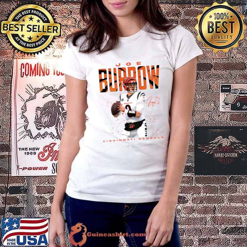 Joe Burrow American football quarterback for the Cincinnati Bengals signature T-Shirt
