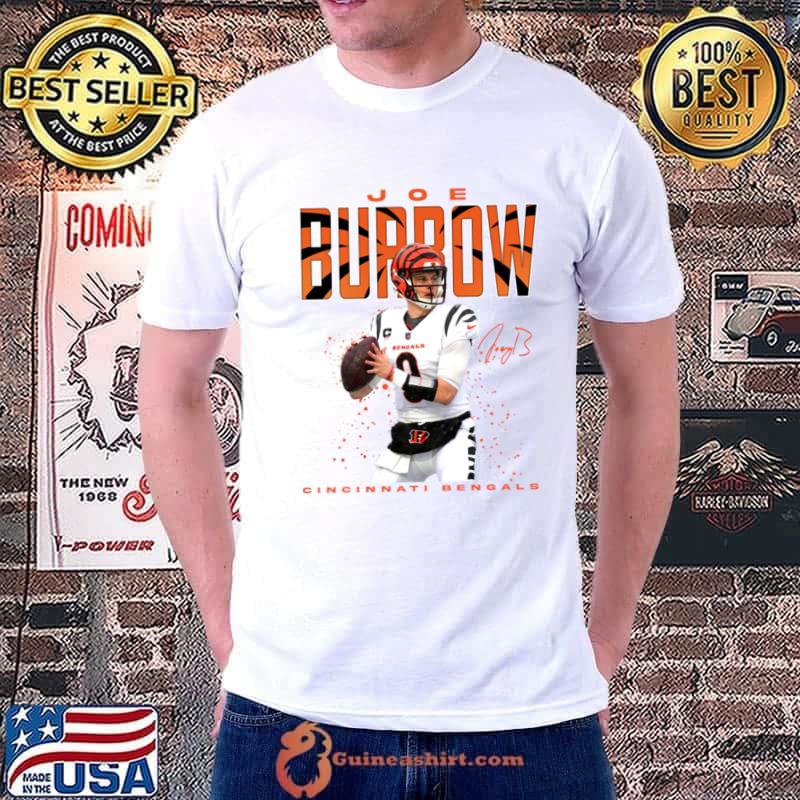 Joe Burrow American football quarterback for the Cincinnati Bengals signature T-Shirt Unisex