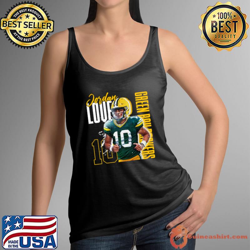 Jordan Love Green Bay Packers Player Football Number 10 T-Shirt