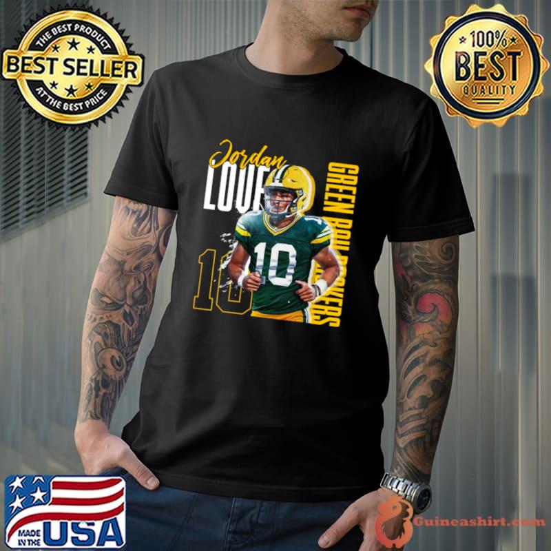 Jordan Love Green Bay Packers Player Football Number 10 T-Shirt Unisex