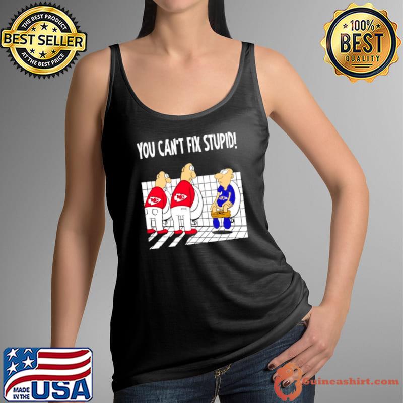 Kansas City Chiefs you can’t fix stupid Baltimore Ravens football shirt