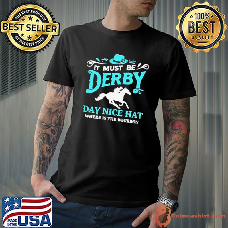 Kentucky derby cowboy it must be derby day nice hat where is the bourbon s Unisex