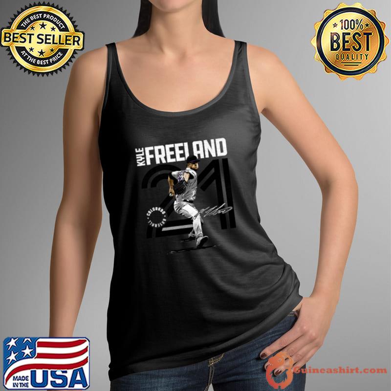 Kyle freeland signature American professional baseball pitcher T-Shirt