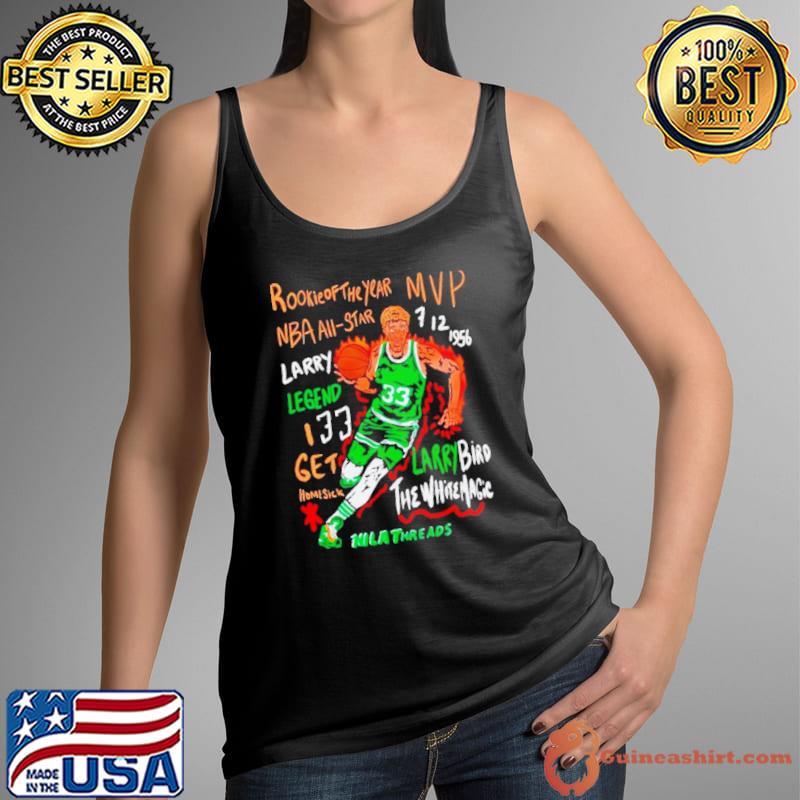 Larry Bird rookie of the year MVP NBA All-state shirt