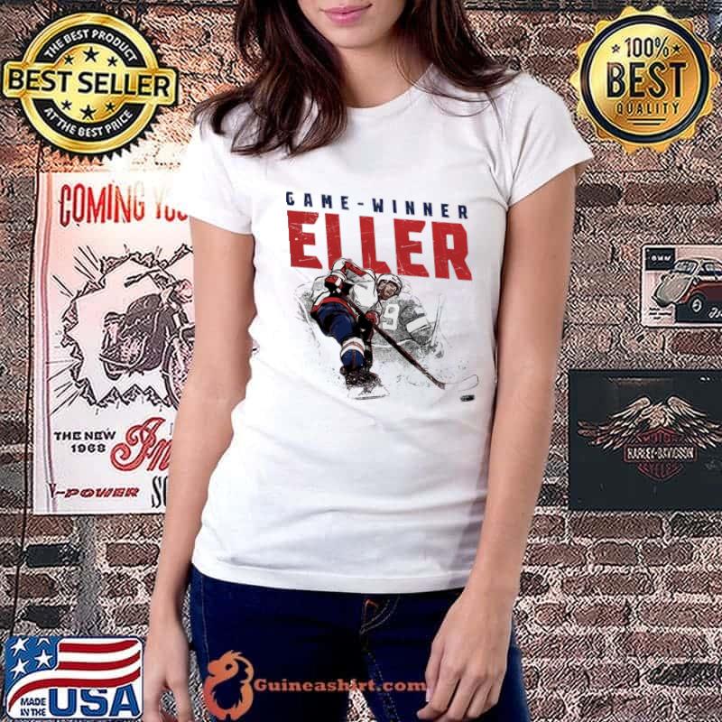 Lars Eller Danish professional ice hockey player New Jersey Game Winner T-Shirt
