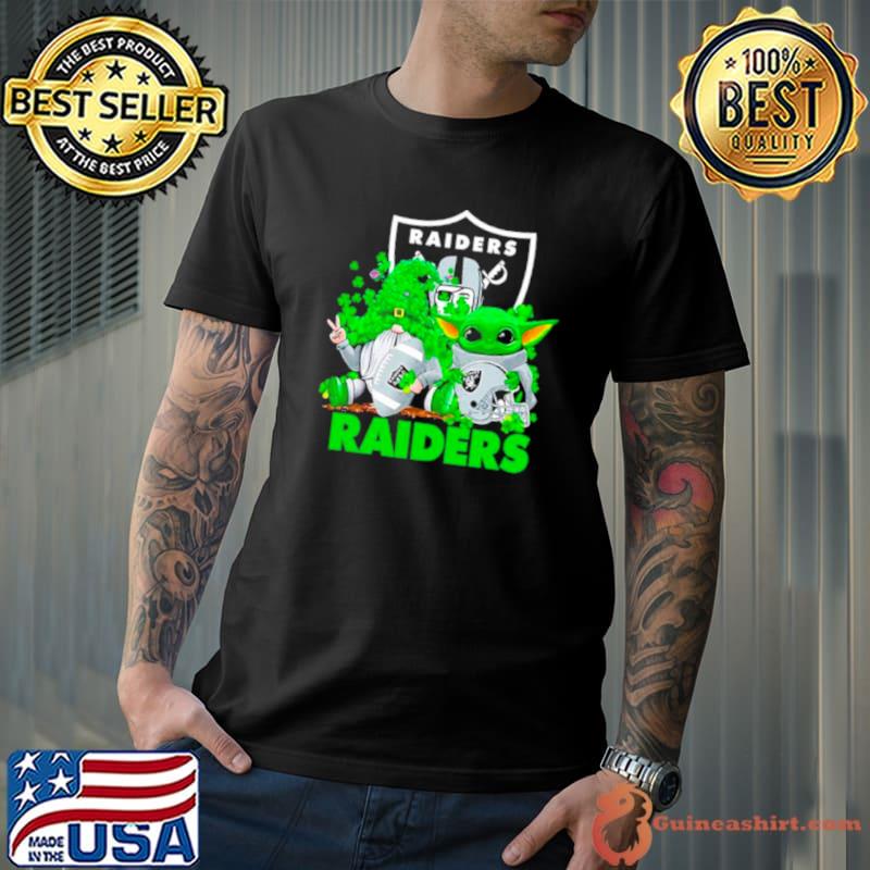 Las Vegas Raiders Baby Yoda Happy St.Patrick’s Day Shamrock shirt