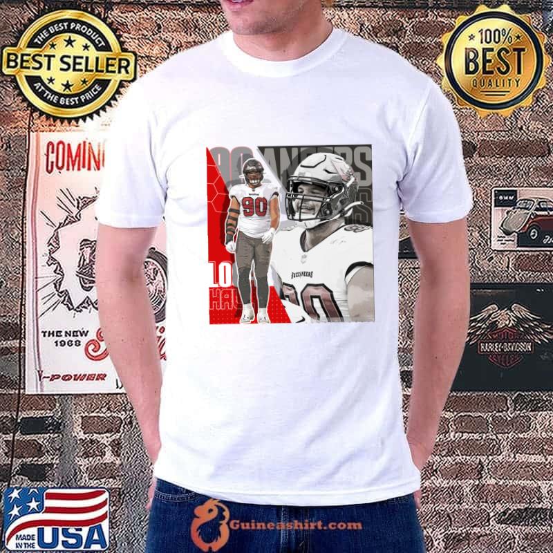 Logan Hall American football defensive end for the Tampa Bay Buccaneers T-Shirt