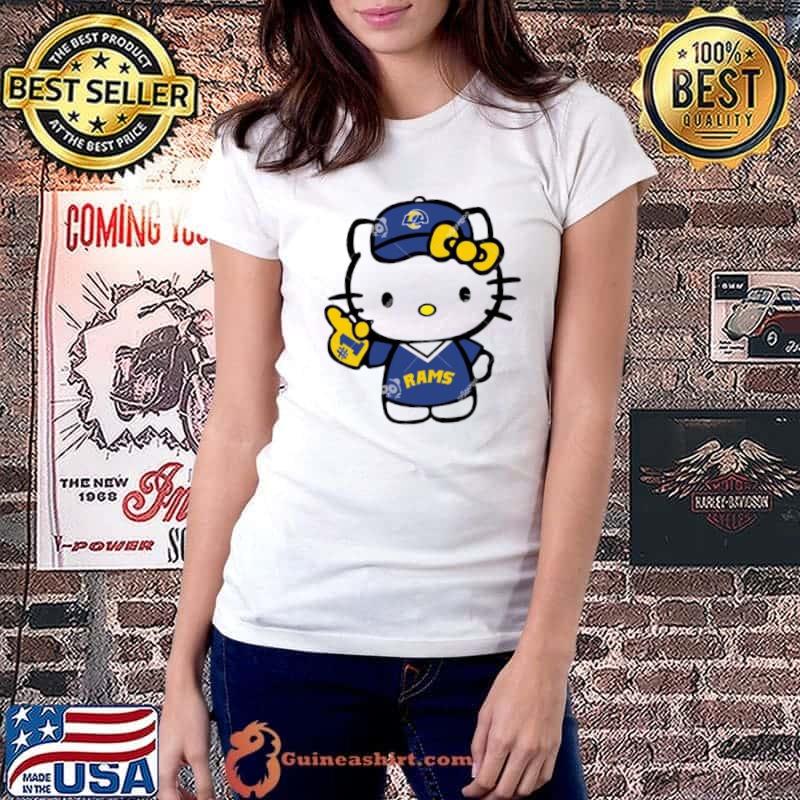 Los Angeles Rams Baseball Number 1 Hello Kitty s Ladiestee