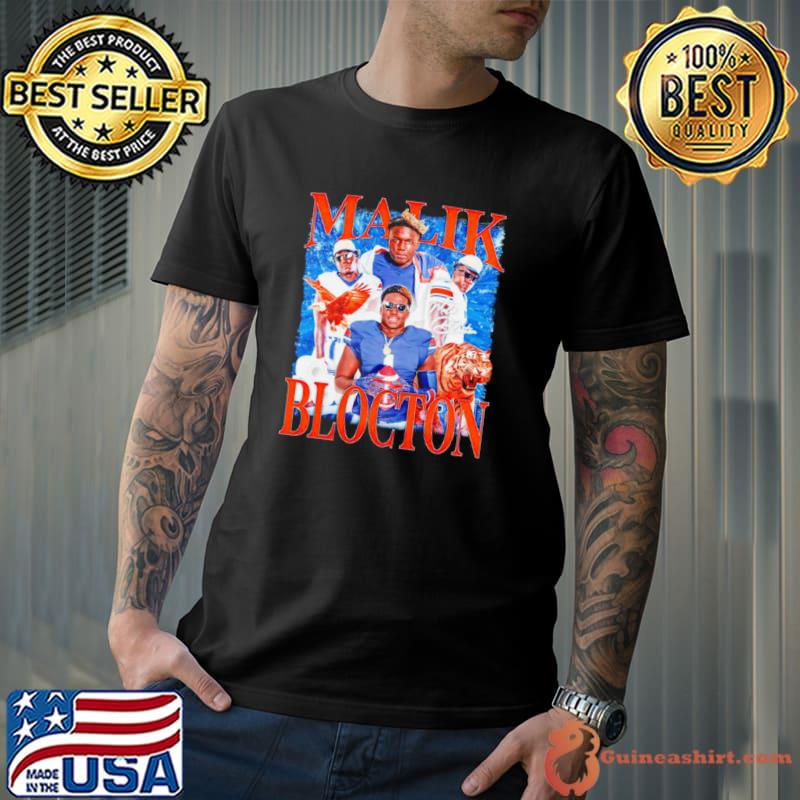 Malik Blocton Auburn Tigers football graphic poster shirt