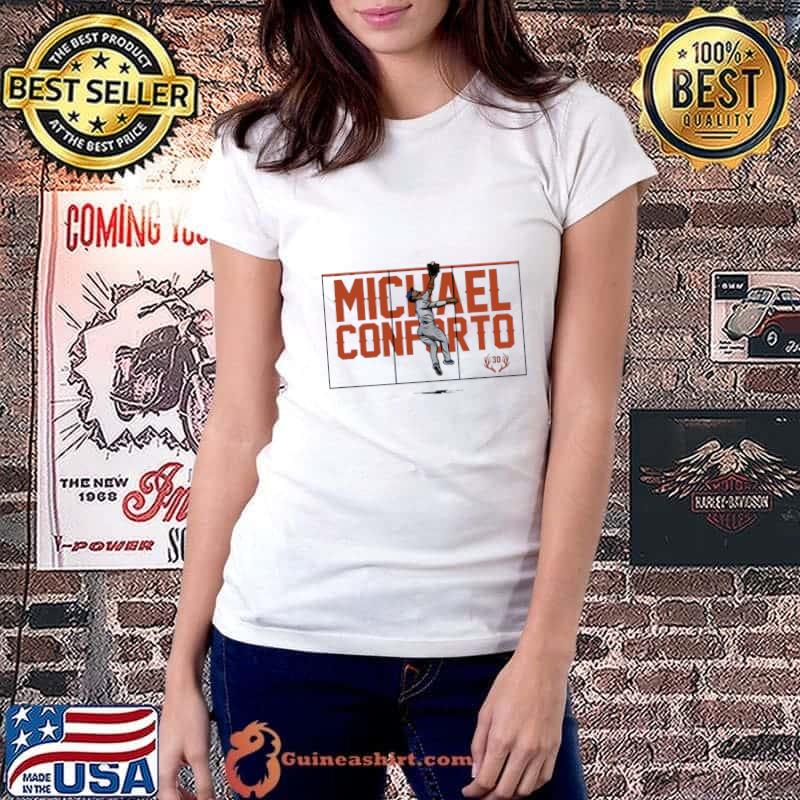 Michael Conforto Silky Elk American professional baseball outfielder T-Shirt Ladiestee