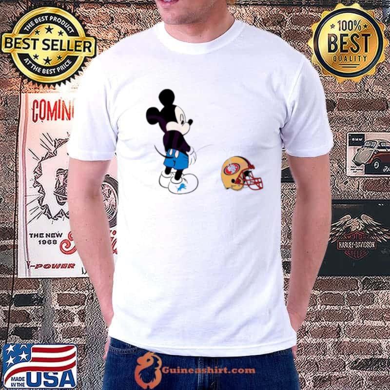 Mickey Lions Piss On San Francisco 49ers shirt