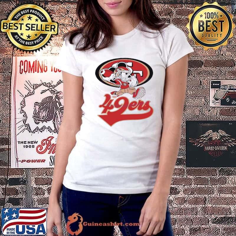Mickey Mouse Player San Francisco 49ers 2024 Shirt