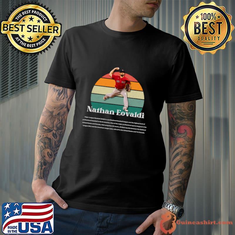 Nathan Eovaldi American professional baseball pitcher for the Texas Rangers Vintage Vol 01 T-Shirt