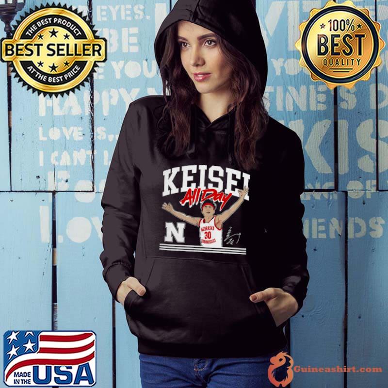 Nebraska Basketball Keisei Tominaga All Day Nebraska Cornhuskers Shirts Hoodie