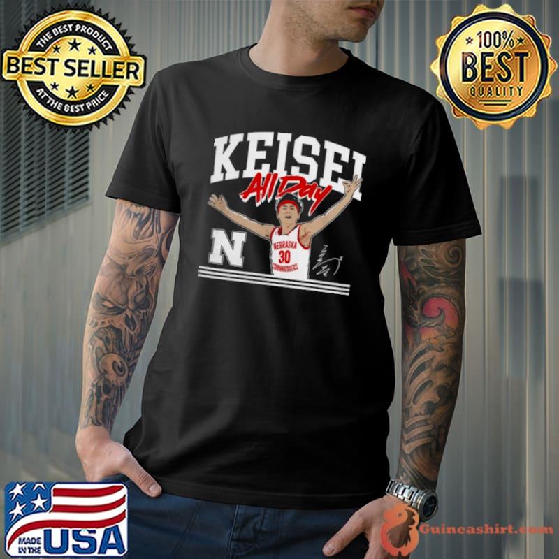 Nebraska Basketball Keisei Tominaga All Day Nebraska Cornhuskers Shirts