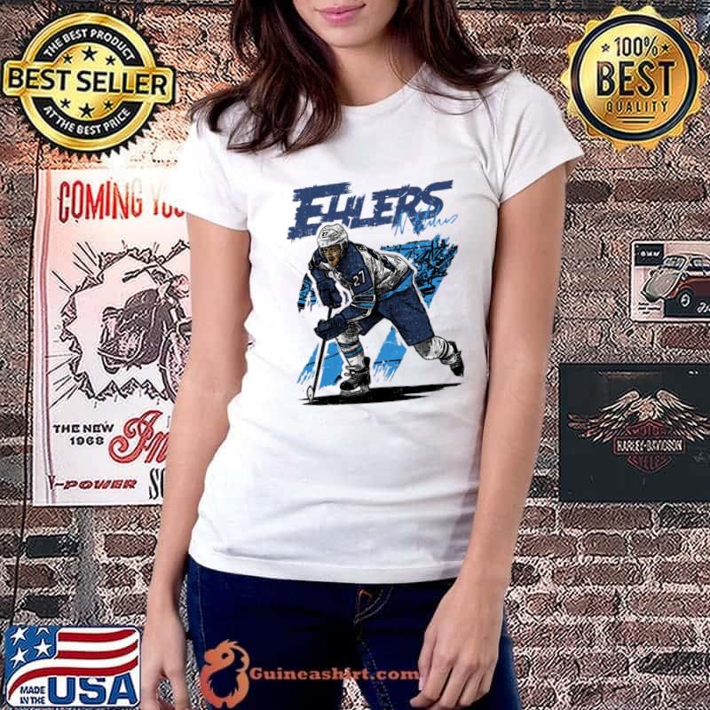 Nikolaj Ehlers Signature Danish professional ice hockey Winnipeg Comic T-Shirt