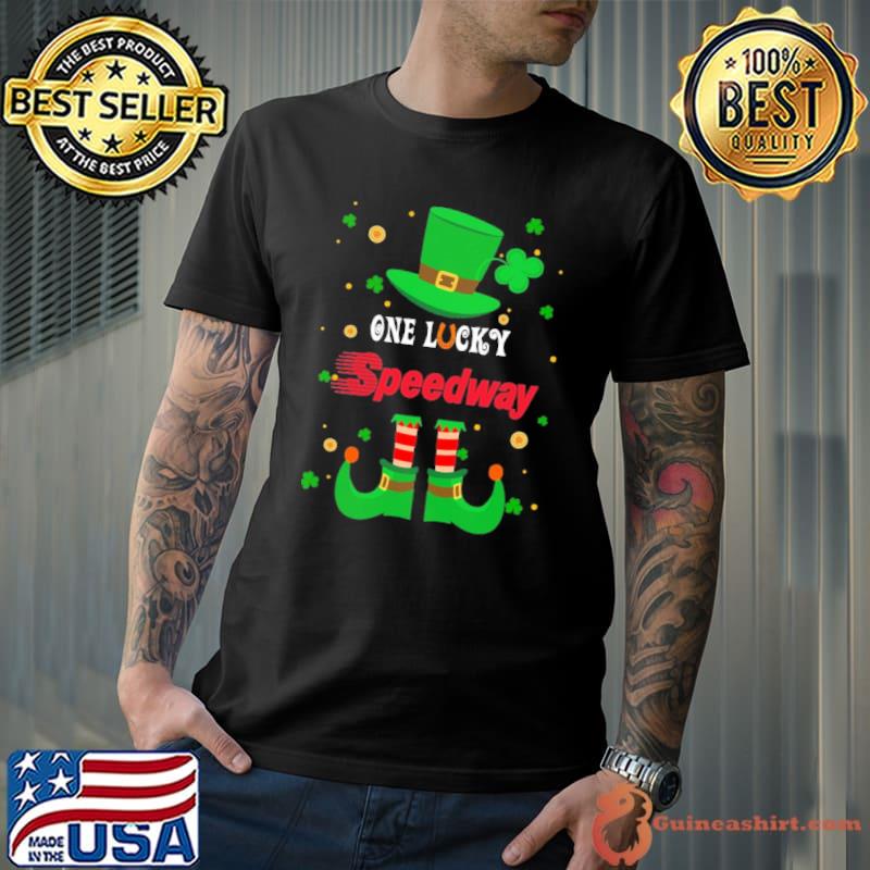 One lucky speedway elf symbol christmas st patrick day s Unisex