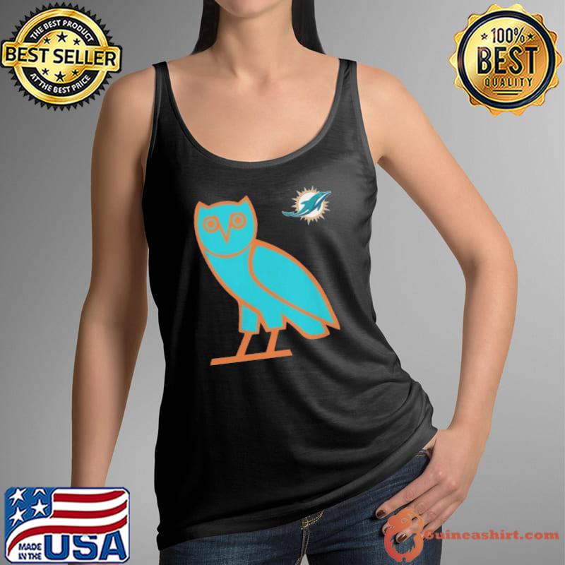 Ovo X Nfl Miami Dolphins Og Owl Shirts