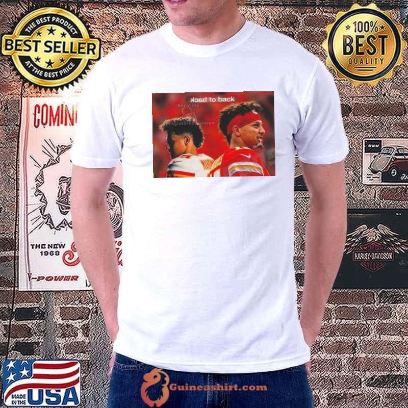 PATRICK MAHOMES BACK TO BACK SUPER BOWL MVP SHIRT