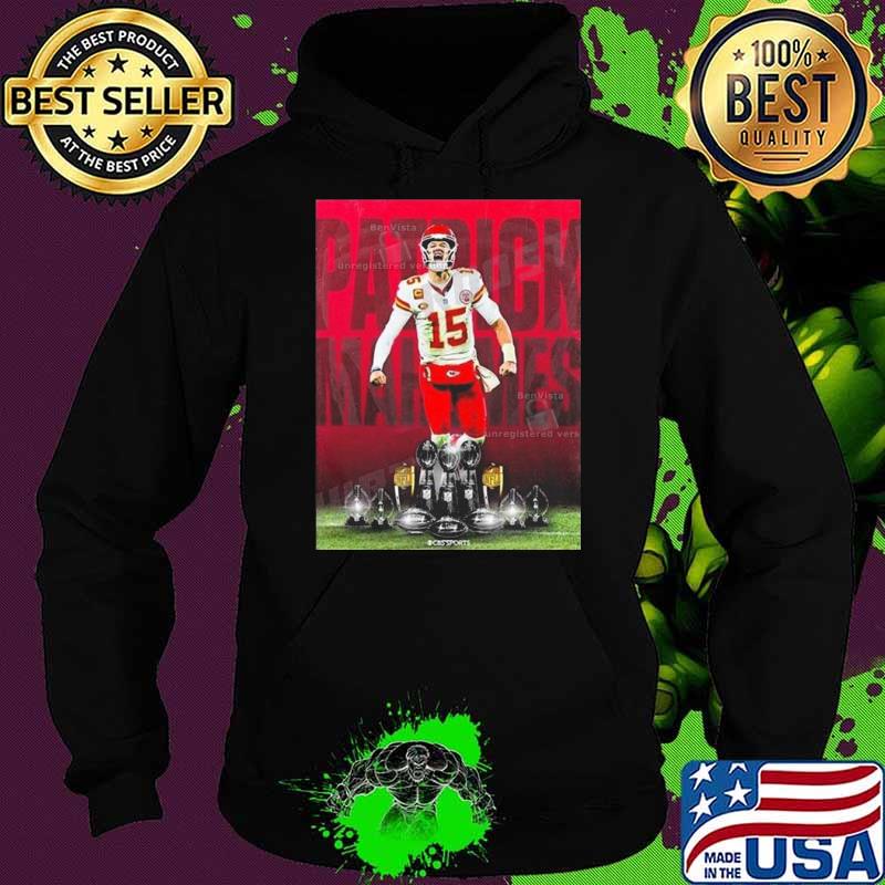Patrick Mahomes is a walking trophy case Shirt Hoodie