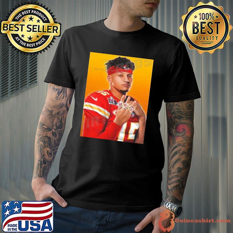 Patrick Mahomes MVP Kansas City Chiefs 3 Rings Super Bowl LVIII Champions Shirt