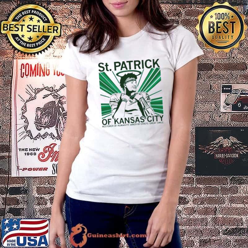 Patrick Mahomes St Patrick of Kansas City shirt