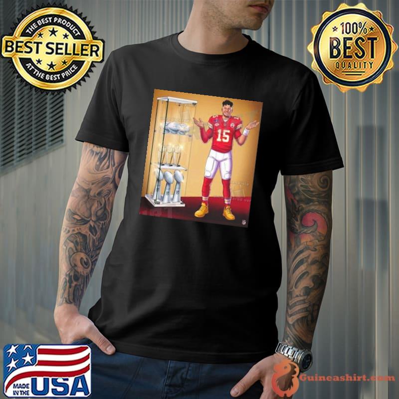 Patrick Mahomes Trophy Super Bowl LVIII 2024 Shirt