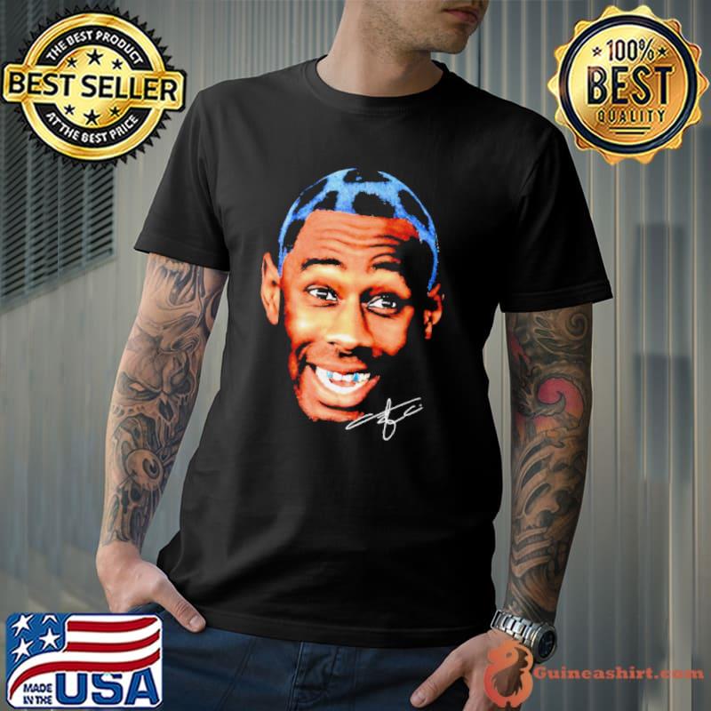 Rapper Tyler The Creator big face shirt