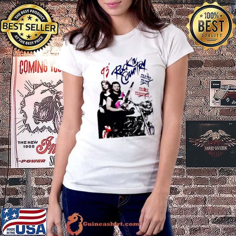 Rock’n Country Travis Tritt Trisha Yearwood Budweiser shirt
