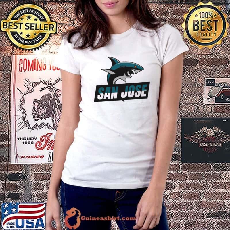 San Jose Hockey Sharks NHL logo shirt