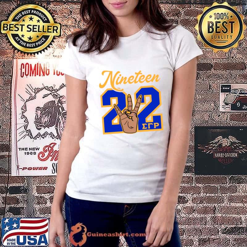 Sigma Gamma Rho Sisterhood Est 1922 Sigma Gamma Rho Hand T-Shirt Ladiestee