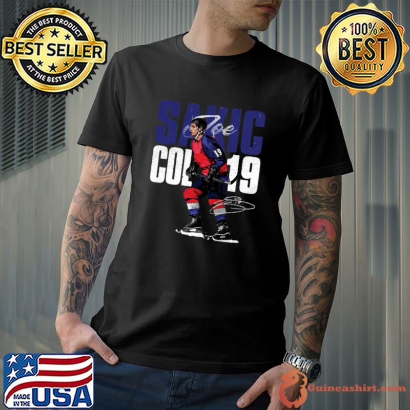 Signature joe sakic bold Canadian professional ice hockey executive T-Shirt Unisex