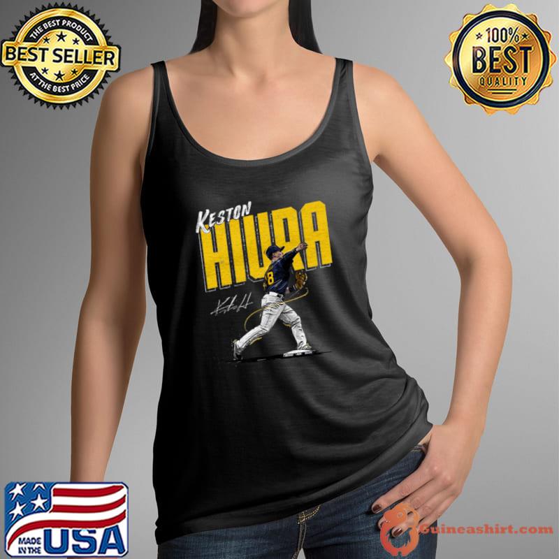 Signature keston hiura chisel American professional baseball first baseman T-Shirt