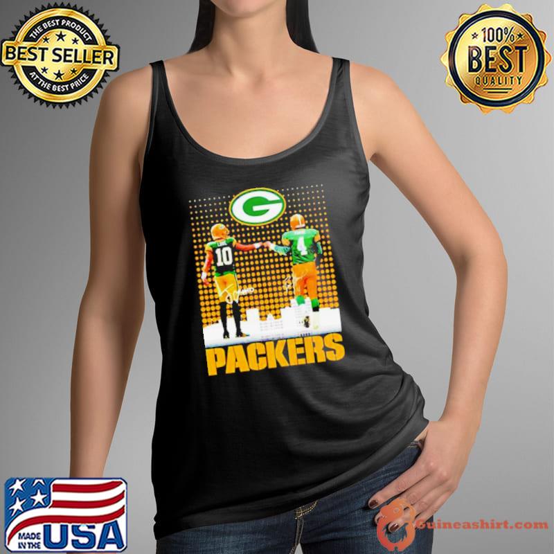 Skyline Jordan Love And Brett Favre Packers Signatures Shirt Tank Top