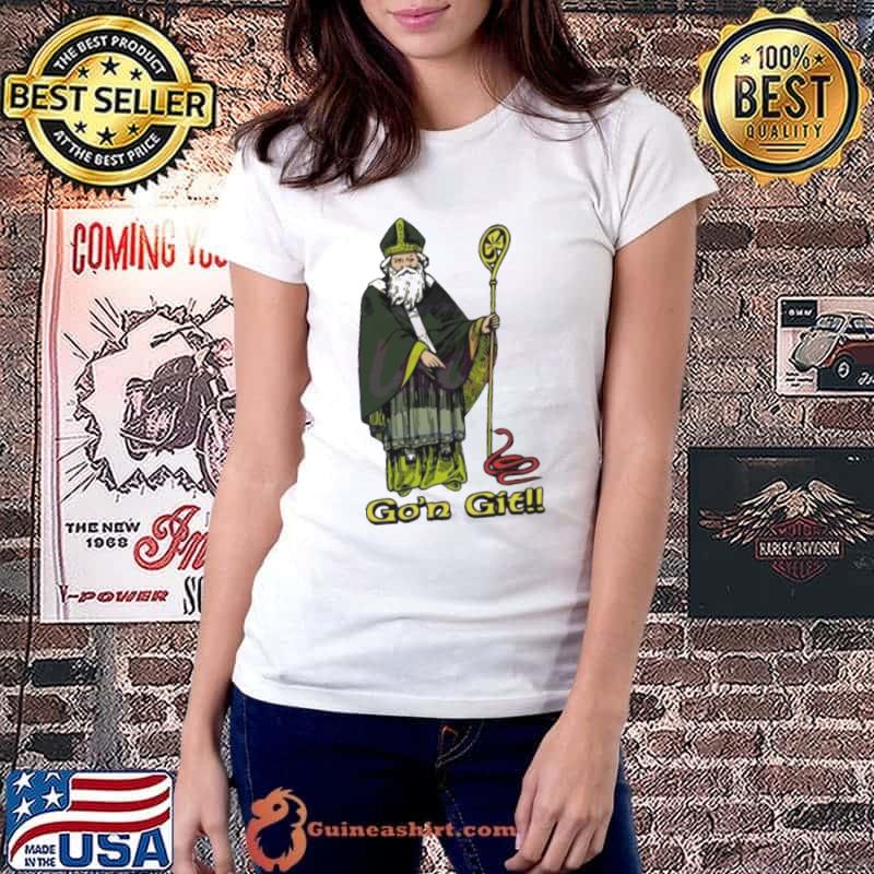 Snake Red Gon Git St Patricks Day Vicar shirt