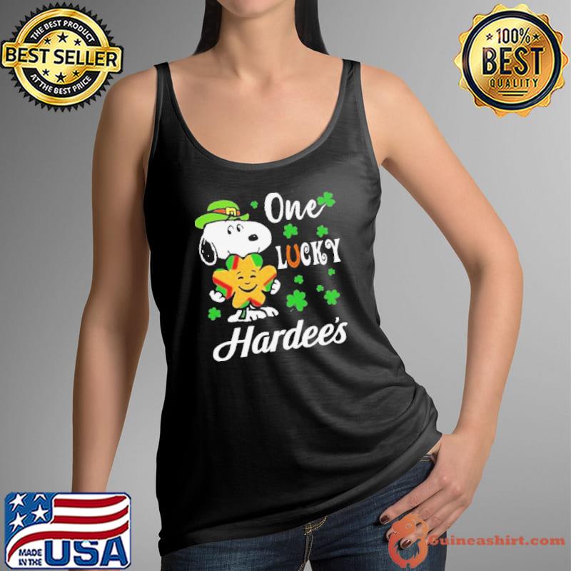 Snoopy One Lucky Hardee’s St Patrick’s Day 2024 Shirt