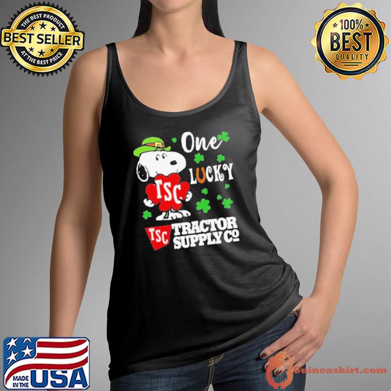 Snoopy One Lucky Tractor Supply Co St Patrick’s Day 2024 Shirt
