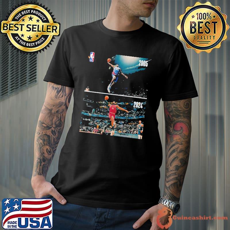 Some Things Never Change The Iconic Dunk Of Lebron James The King In NBA All-Star Shirt