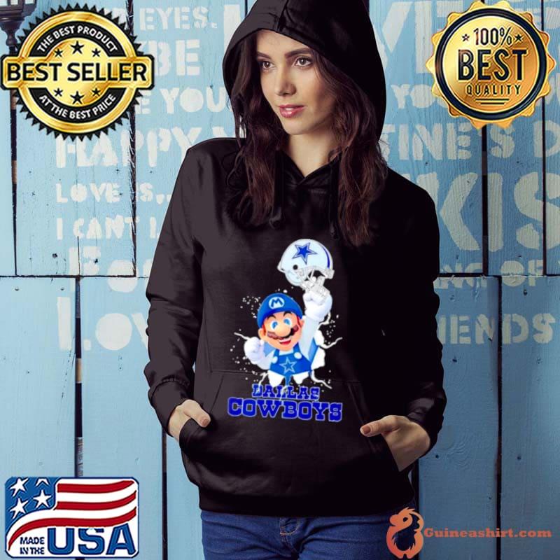 Super Mario X Nfl Dallas Cowboys Football shirt