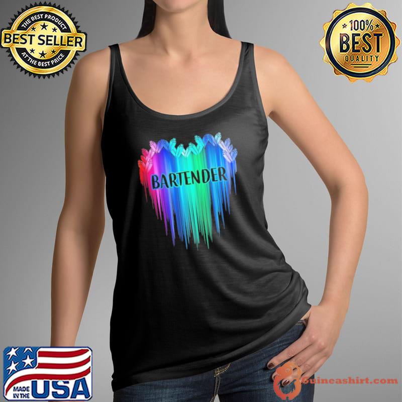 Symbol bartender heart color s Tank Top