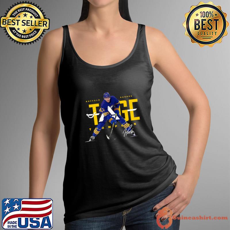 Tage Thompson Signature American professional ice hockey center for the Buffalo Sabres T-Shirt