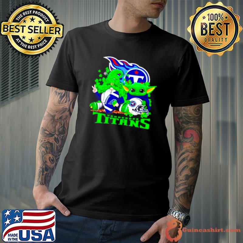 Tennessee Titans Baby Yoda Happy St.Patrick’s Day Shamrock s Unisex