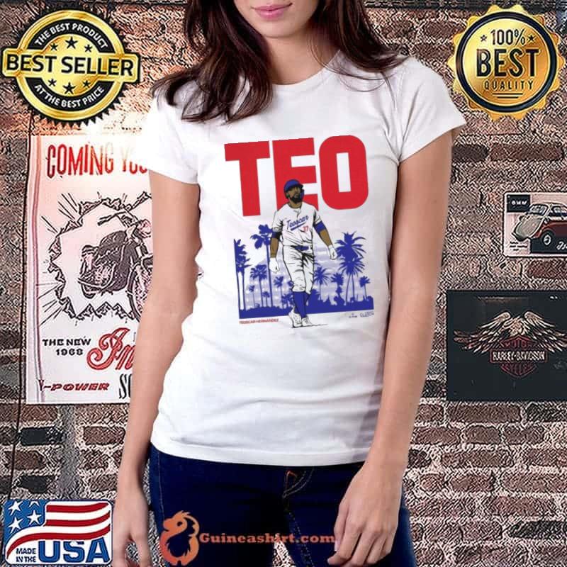 TEO LAD Teoscar Hernández 37 Los Angeles Dodgers shirt