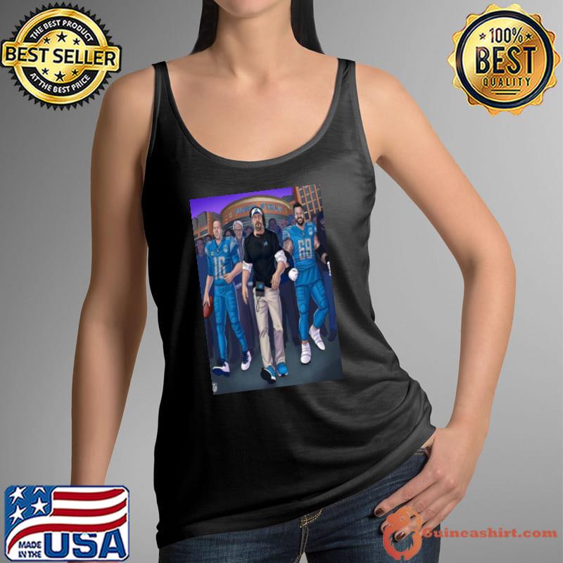 The Detroit Lions On To The NFC Championship Title With All Of Detroit Behind Them 2024 Shirt Tank Top