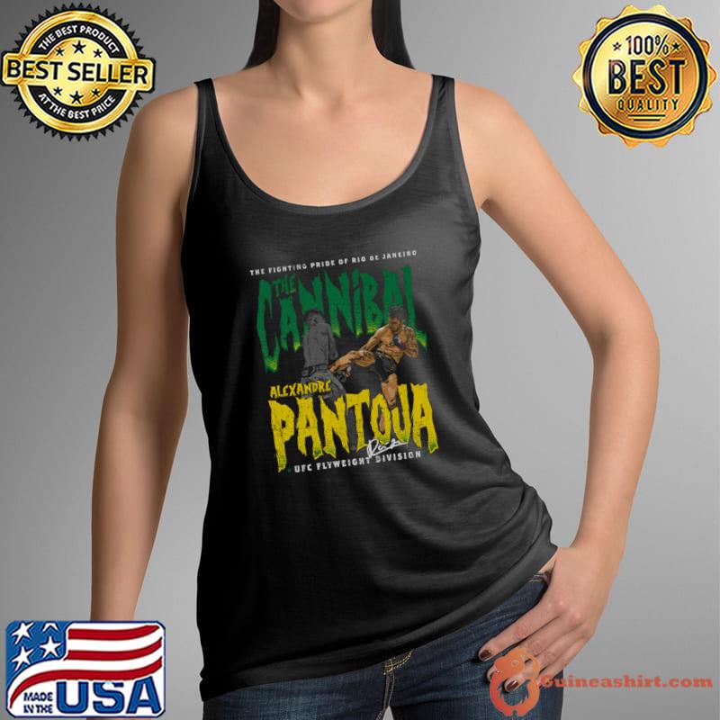The Fighting Pride Of Red Alexandre Pantoja The Cannibal Signature T-Shirt Tank Top
