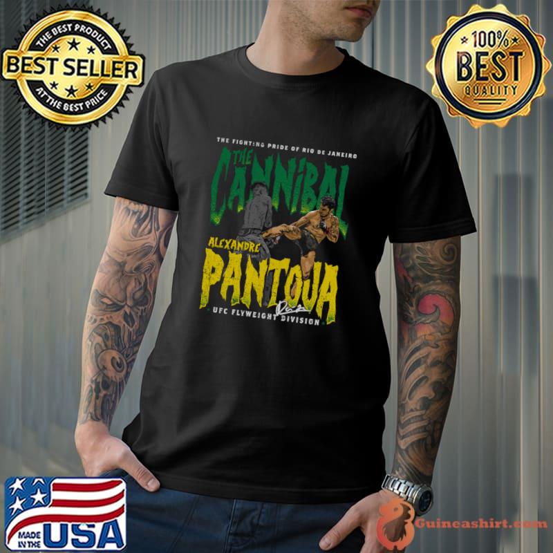 The Fighting Pride Of Red Alexandre Pantoja The Cannibal Signature T-Shirt