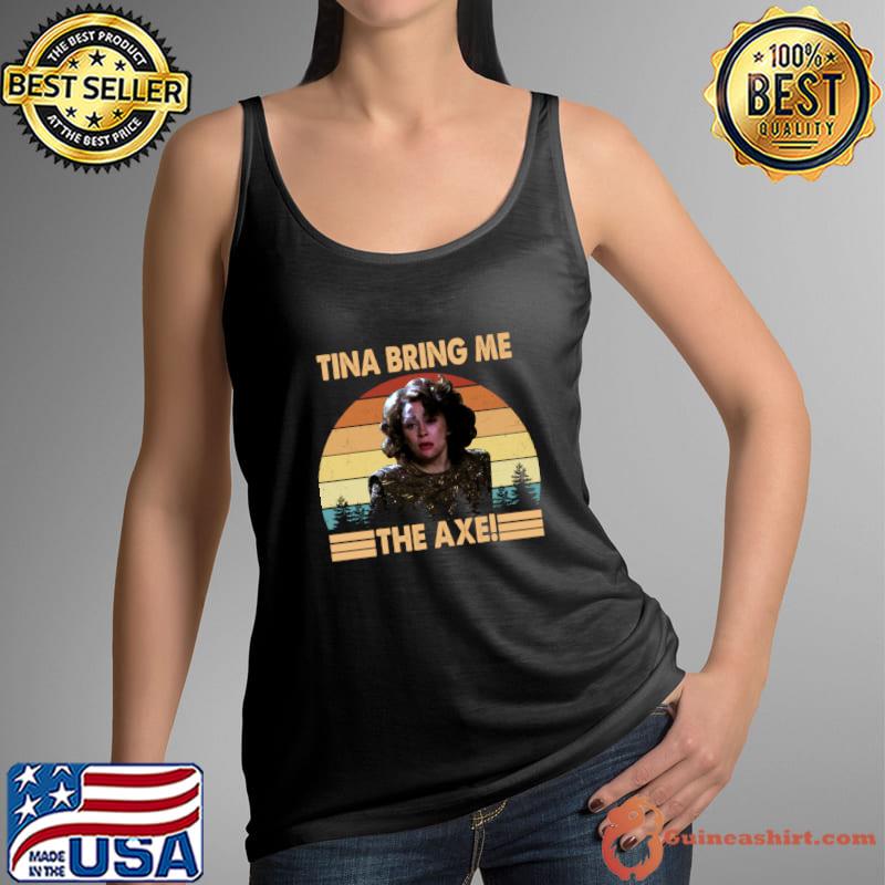 Tina bring me the axe vintage sunset dancer in traveling theatrical companies T-Shirt