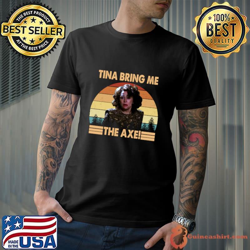 Tina bring me the axe vintage sunset dancer in traveling theatrical companies T-Shirt Unisex