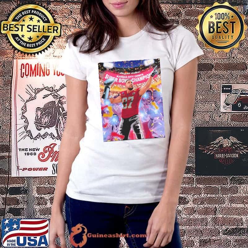 Travis Kelce Back-To-Back Eras Super Bowl Champions Shirt Ladiestee