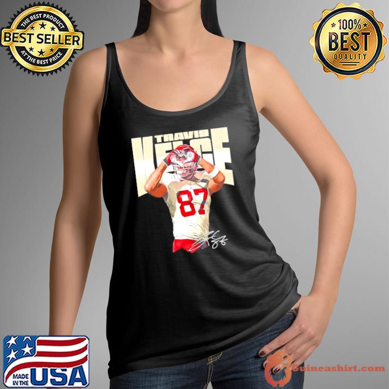 Travis Kelce Kansas City heart signature s Tank Top